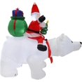 thumbnail image 5 of Papá Noel inflable, oso de peluche inflable para decoración de interiores y exteriores, muñeco inflable navideño inflable para uso diario, 2 m, 5 of 5