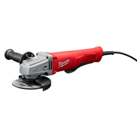 Milwaukee Tool 11 Amp Corded 4-1/2 in. Small Angle Grinder with Lock-On Paddle Switch