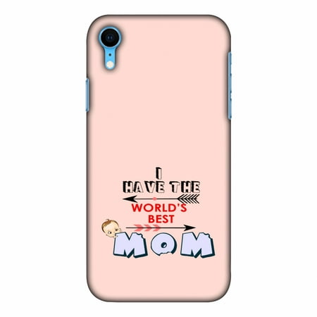 iPhone Xr Case, Ultra Slim Case iPhone Xr Handcrafted Printed Hard Shell Back Protective Cover Designer iPhone Xs Max Case [6.1 Inch, 2018] - I have the World's Best Mom- Arrow- (Best Phone To Have In 2019)