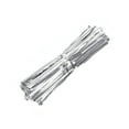 thumbnail image 4 of Unique Bargains 3" Metallic Twist Ties DIY Craft for Bags Silver 1000pcs, 4 of 5
