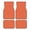 Burnt Sienna, variant on 4-Piece Car Floor Mats Set, Burnt Orange Crystal Velvet Automotive Front & Rear Floor Liners, Universal Fit for Car, Truck, SUV