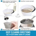 thumbnail image 3 of Zulay Kitchen Reusable Stainless Steel Pour over Coffee Filter - 1-2 Cup, 3 of 7