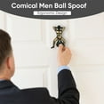 thumbnail image 4 of The ball door knocker is a source of laughter and represents the fun-loving personality of the owner.Use the hanging ball knocker to add charisma and solid features to your front door., 4 of 7