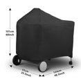 thumbnail image 2 of Barbecue Cover for Outdoor Barbecue Waterproof Barbecue Cover 124 x 65 x 101 cm Weber7152, 2 of 5
