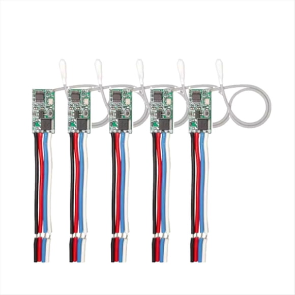 Interruptor de Control Remoto Inalámbrico Universal de 433,92 MHz, CC 3,6 V-24 V, 1 Canal, Receptor de Relé , Controlador de Luz LED, Kit de Bricolaje.