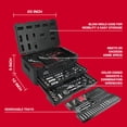 thumbnail image 6 of Hyper Tough 262-Piece Mechanics Tool Set, SAE and Metric, 6 of 16
