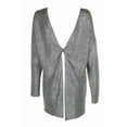 thumbnail image 2 of Bar Iii Womens Metallic Twist-Back Knit Blouse, 2 of 3