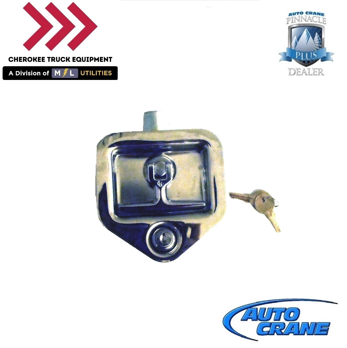 Auto Crane 725028000, Door Latch & Key for Auto Crane Truck Bodies (1980-2001)