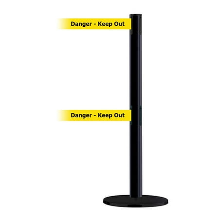 Tensator Dual Line Advance Tensabarrier Basics Base in Pre-Printed ''Danger-Keep Out''