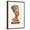 Brown Frame, variant on Art.com Queen Nefertiti Stretched Canvas Print Wall Art, 24" x 36"
