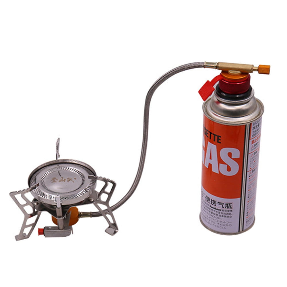 JIAHAOO Compact Foldable Gas Stove with Anti-Slip Teeth, Safe & Efficient Cooking Solution for Backpacking & Travel