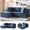 Blue, variant on Korser 80" Cloud Modular Sectional Sofa with L-Shaped,Boneless Couches with Movable Ottoman for Living Room Bedroom,No Assembly Required,Corduroy,Beige
