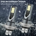 thumbnail image 4 of Toorise H7 LED Headlight Bulb 2PCS 6500K 600lm Fog Light Bulbs IP68 Waterproof Xenon Headlight Bulbs for 12V Cars Motorcycles Headlight High/Low beams Fog Light DRL, 4 of 8