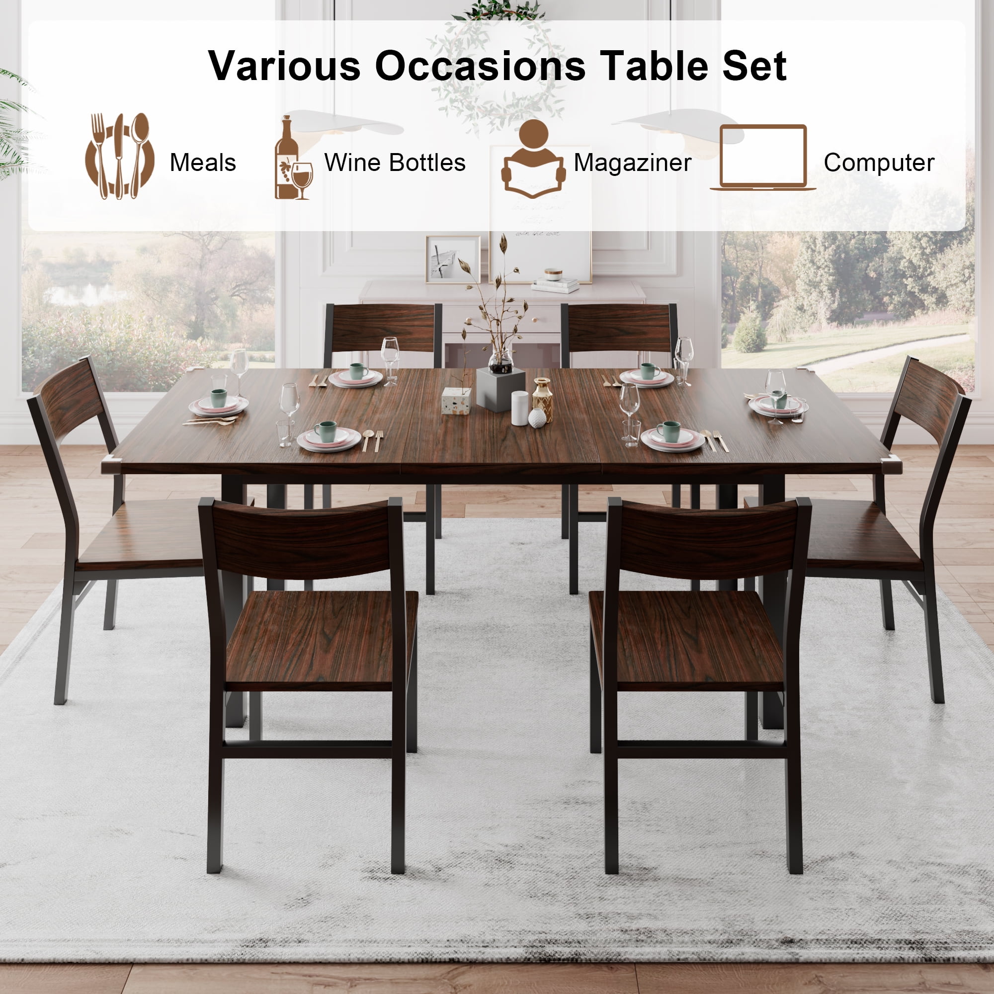 ダイニングテーブル Dining table set ITALY eecd72cc-4ef9-4b7f-86b5-