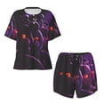 thumbnail image 4 of Lsque Five Nights At Freddy'S Women's Short-Sleeved Pajama Set - 2 Piece Soft and Lightweight Sleepwear Set-Large, 4 of 9