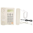 thumbnail image 2 of Telephone Landline Corded Phone Plug and Play Dual Interface with Earpiece for Bank for Call Center for Family, 2 of 8