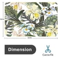 thumbnail image 2 of Floral Tropical Pattern Summer Bath Rugs 16x24 Inch Non Slip Bath Mat Quick Dry Super Absorbent Thin Bath Rug Fit Under Door Washable Bath Floor Rugs for Bathroom Bathtub Shower Sink,Multi 3, 2 of 6