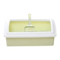 thumbnail image 2 of DOLITY Cat Litter Tray Potty Pet Toilet Toilette Sand Box Container Bedpan Open Top Cat Green, 2 of 9