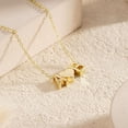 thumbnail image 6 of Turandoss Heart Initial Necklace for Women 14K Gold Plated Dainty 2 Letters A-Z with Heart Personalized Love Pendant Birthday Gifts for Women Her Mom Teen Stuff Jewelry, 6 of 8