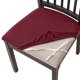 thumbnail image 1 of Funda de silla con correa para silla de ocio, silla de comedor, hotel, hogar, tejido de vellón de maíz elástico, 1 of 5
