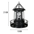 thumbnail image 3 of Led solcellsdriven fyr, 360 graders roterande gårdsljus, 3 of 5