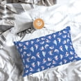 thumbnail image 5 of Fuzoiu Cute Shark Print Pillow Case with Hidden Zipper,Pillow Covers,Soft and Comfortable Pillowcase-20"x30", 5 of 6