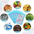 thumbnail image 3 of 1000 Piezas Bolsas HolográFicas Resellables, Bolsa de Mylar Una Prueba de Olores con Ventana Transparente para Almacenamiento de Alimentos Recuerdo de Fiesta Negocios, 3 of 5