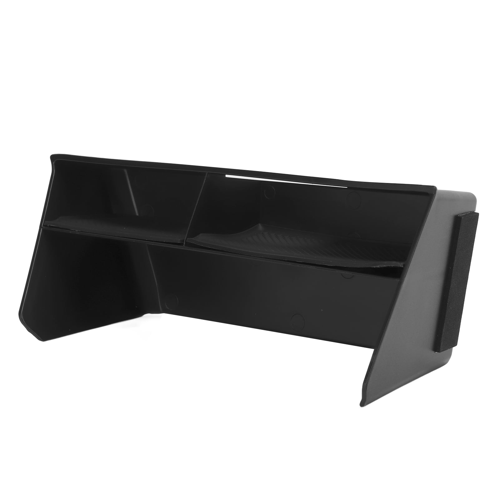Center Console , ABS Black Center Console Storage Box Antislip Mat  For Car Modification