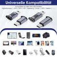 thumbnail image 4 of Moyic 8 piezas amplia gama de aplicaciones Adaptador hembra Micro USB adaptadores USB hembra a macho convenientes Teléfono y Comunicación, 4 of 6