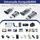 thumbnail image 3 of Moyic 8 piezas amplia gama de aplicaciones Adaptador hembra Micro USB adaptadores USB hembra a macho convenientes Teléfono y Comunicación, 3 of 6