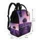thumbnail image 2 of Easygdp Lavender Field Sunset para Bolsa de Bebé de Gran Capacidad con Múltiples Bolsillos, Bolsa de Pañales para Padres, Bolsa de Viaje Organizada y Elegante, 2 of 6