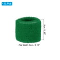 thumbnail image 2 of Uxcell 8x5cm Sport Wrist Bands Terry Absorbent Athletic Sweatband, Green 12 Pack, 2 of 8