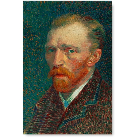 Awkward Styles Vincent van Gogh Poster Painting Vincent van Gogh Self-Portrait Artwork van Gogh Portrait Post-Impressionist Artwork Printed Art Picture for Dining Room Decor Portrait