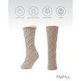 thumbnail image 6 of MeMoi Women's Pearl Lattice Plush Lined Slipper Socks - Mens - Male, 6 of 7
