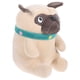 thumbnail image 5 of Peluche de perro peludo, divertido husky sentado, almohada cómoda (25 cm), 5 of 6