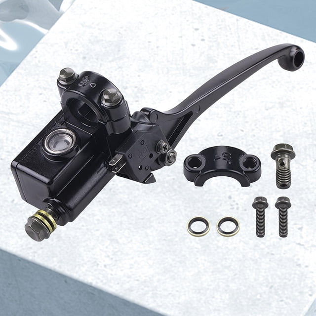 Bomba de freno de motocicleta Cilindro maestro delantero Palanca de freno hidráulico Aluminio 7/8 pulgadas para XR CRF50-125CC