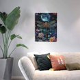 thumbnail image 5 of 12x16 inch Picture Canvas Wall Art Fantasy Dragonflies & Flowers,Home Decor Bedroom Accessory,Modern Style Dragonflies & Flowers Decorative Painting,Gifts For Dragonflies Lovers,Garden Yard, 5 of 6