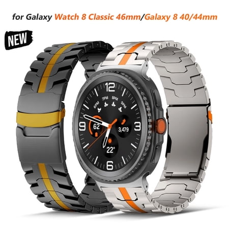 Luxury Titanium Strap for Samsung Galaxy Watch 8 classic 46mm 40mm 44mm Band Replaced Bracelet for Samsung Galaxy Watch Ultra