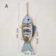 thumbnail image 3 of Decoración de Pared de Peces de Madera, Decoración de Peces Náuticos Antiguos, Decoración de Pared de Peces Tallada una Mano, para Tema de Playa Mediterránea B, 3 of 5