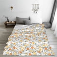 thumbnail image 5 of Pofeuu Floral1 Print Ultra-Soft Micro Fleece Blanket,for Bed Or Sofa,All Season Throw Blankets Flannel Blanket-40"x30", 5 of 7