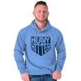 thumbnail image 4 of Heavy Hitter Baseball Fanatic Sports Hoodie Hooded Sweatshirt Men Brisco Brands L, 4 of 6