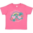 thumbnail image 3 of Inktastic Nonna Loves Me Girls Granddaughter Rainbow Girls Toddler T-Shirt, 3 of 5