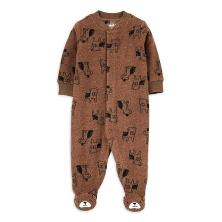 Child of Mine by Carter's Baby Boys' Bear Fleece Sleep N Play