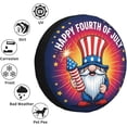 thumbnail image 5 of July 4th Spare Tire Covers American Flag Wheel Protectors USA Patriotic Wheel Covers Universal Fit for Trailer Rv SUV Truck Travel Trailers Camper, 5 of 10