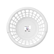 Starplast 1 Bushel Round Laundry Basket, White Plastic