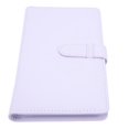 thumbnail image 2 of 3 Inch 108 Pockets Photo Album PU Leather Mini Photo Album for Movie Tickets Business Cards Iris Purple, 2 of 5