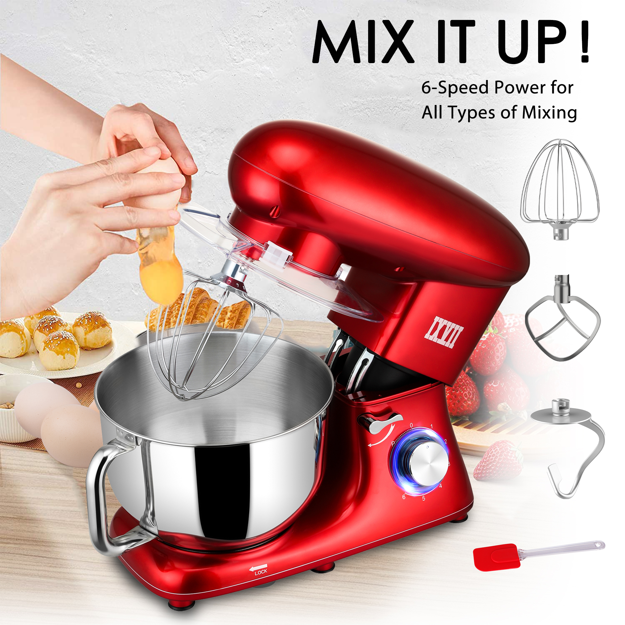 machine for mixing cake