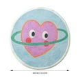 Carpet Kitchen Rug Imitation Cute Heart Shaped Floor Mat Home Cloakroom
