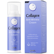 Collagen Cream Anti Aging Face Moisturizer - Day & Night Collagen Face Cream - Reduce Wrinkles, Hydrate and Tighten Skin Tone with Hyaluronic Acid , 1 fl oz
