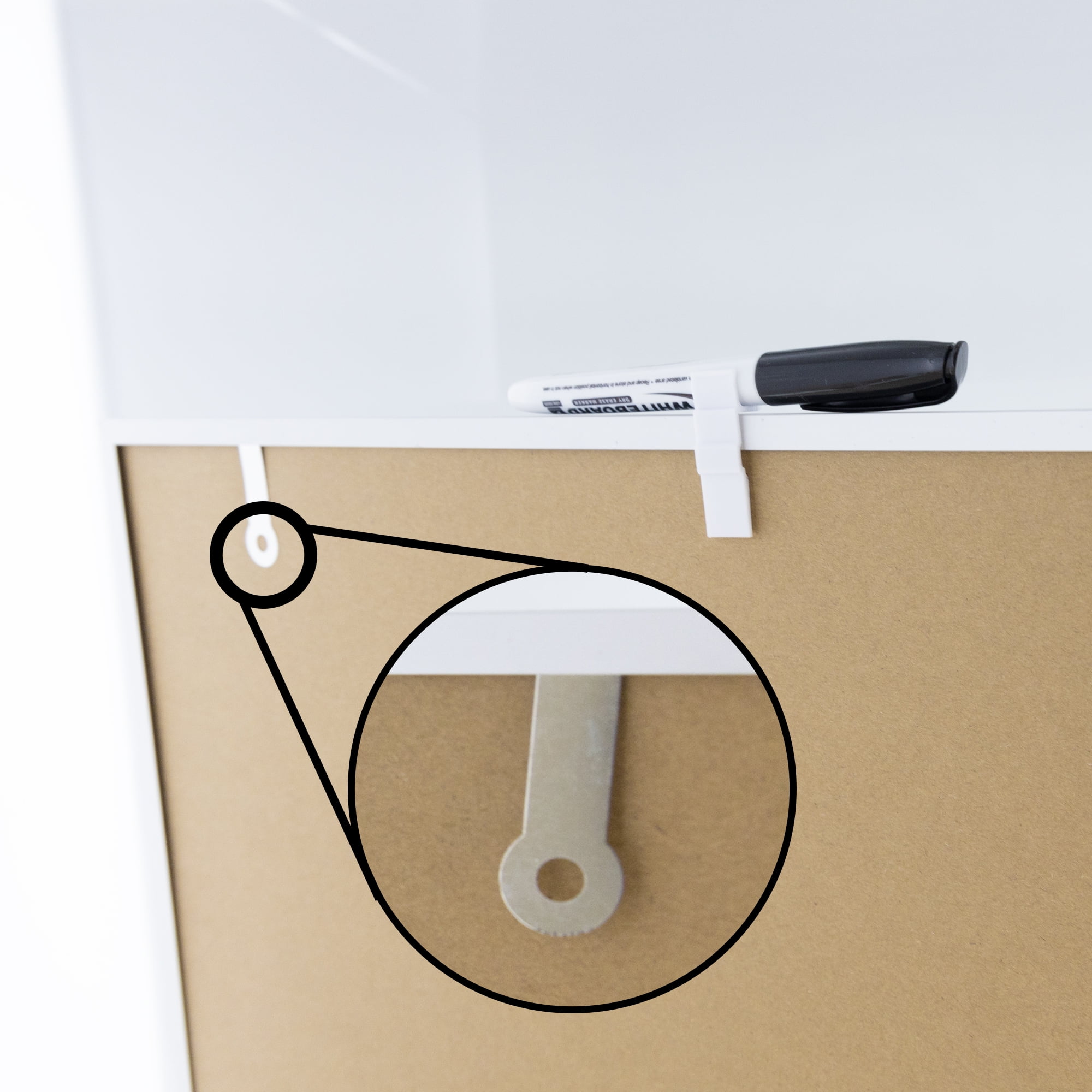 Bazic Magnetic Cork & Dry Erase Whiteboard Aluminum Frame 16" x 20" (BAZ6053)